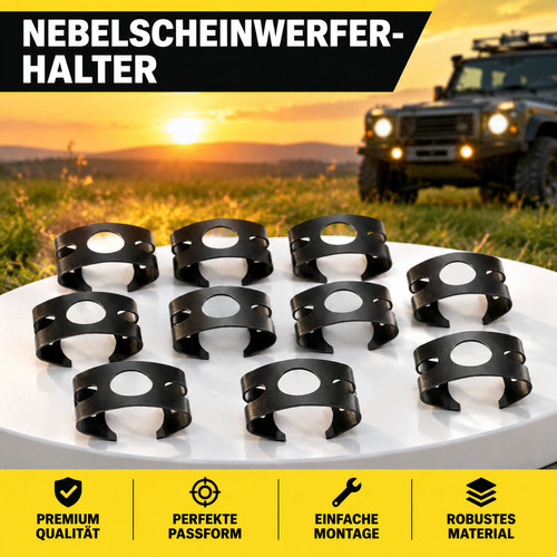 10x bremsschlauch halterung - 10x,