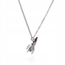 925 Silver Necklace Rocket