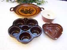 Pfitzaufform + Gugelhupf + Herzform Bay Keramik + Servierteller