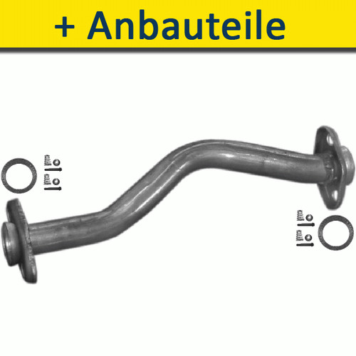 Mittleres rohr mit montagesatz - mit,
