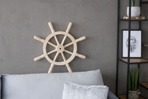 Seemanns holzruder 57cm - 57cm,