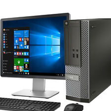 SCHNELLER COMPUTER i5 4. QUAD WLAN DESKTOP PC & TFT SET 16GB WINDOWS 10 SSD & HDD