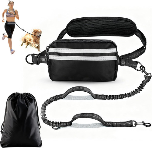 Jogging hundeleine elastisch - hundeleine,