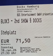 Tickets BLOK3 Hamburg Docks