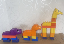 LEGO DUPLO - 3512 - funny animal - Giraffe Löwe Nilpferd