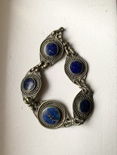 Armband Lapislazuli 925