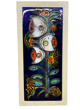 Vintage emaille bild 1960er - vintage,