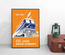 Poster deutsche bahn - deutsche, 125