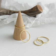 Schmaler Damen Ring Rundprofil