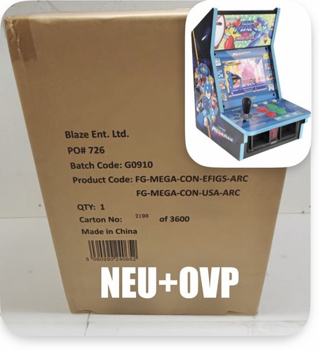 Evercade alpha mega man bartop - man,