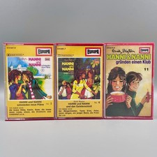3 Hanni & Nanni Hörspiel MC Kassetten Europa Folge 2, 6 & 11