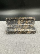 Schreibtischbox Utensilienbox Marmor Vintage aufklappbar 20 x 6 x 4 cm