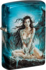 Zippo Original Feuerzeug color 540° 'Luis Royo Woman' - Künstlerisches Frau NEU