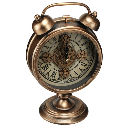 Retro steampunk uhr - steampunk, tischdeko