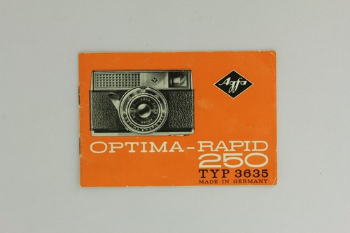 Anleitung manual agfa optima - anleitung,