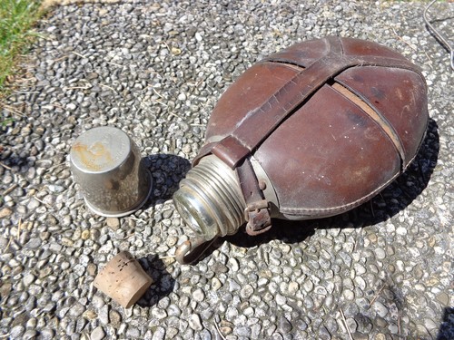 Alte originale feldflasche - alte,