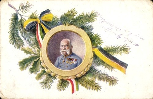 Portrait kaiser franz josef - ak,