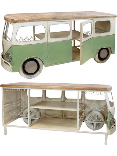 Retro peace bus bartheke party - bartheke,