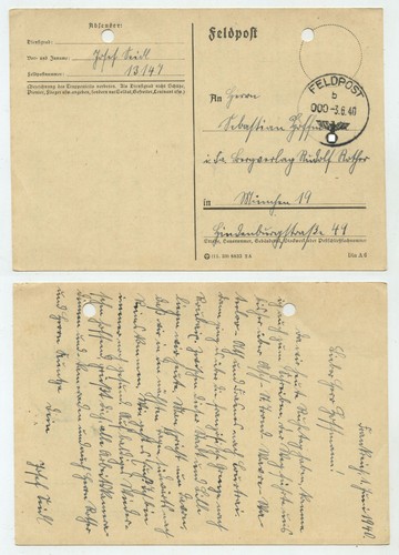 95145 feldpostkarte - feldpostkarte,