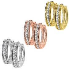 1 Paar Klapp Ohrringe Creolen