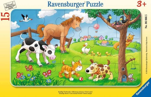 Tierfreunde kinderpuzzle - kinderpuzzle, 15