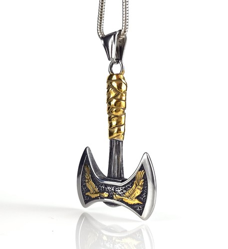 Anhänger viking doppelaxt - anhänger,