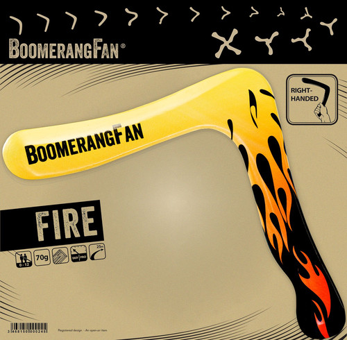 Bumerang boomerang fan fire - bumerang,