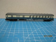 Minitrix Spur N -  Personenwagen Gepäckwagen beige/türkis der DB