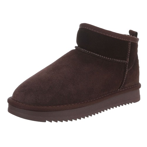 Damen snowboots mit dekofell - damen,