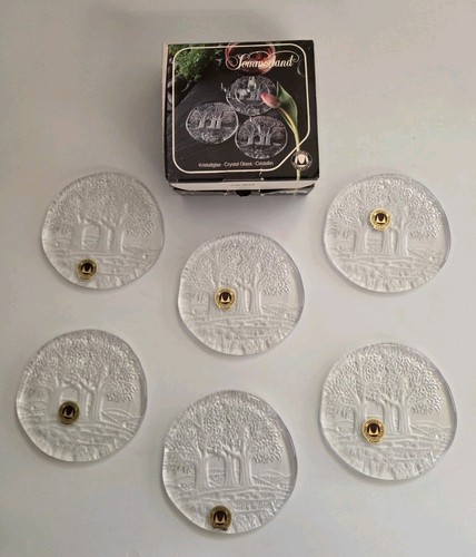 Vintage kristallglas - 6x,