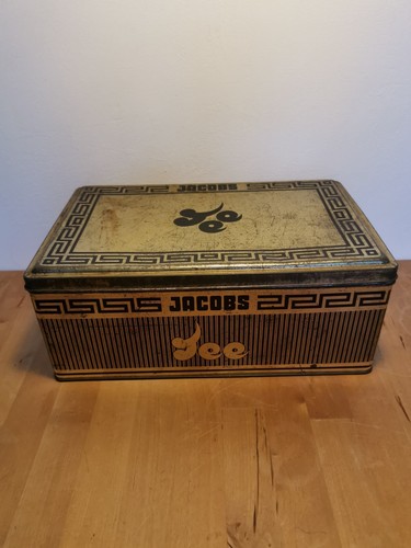 Alte blechdose jacobs - blechdose,