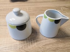 Wellco Rondo by Van Well Porzellan Geschirr Milch und Zucker Set zum Kaffee