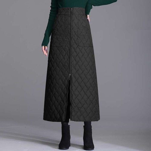 Damen gepolstert rock gesteppt - damen,