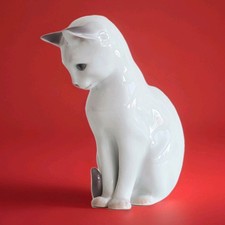 Porzellan Figur Katze Bing &