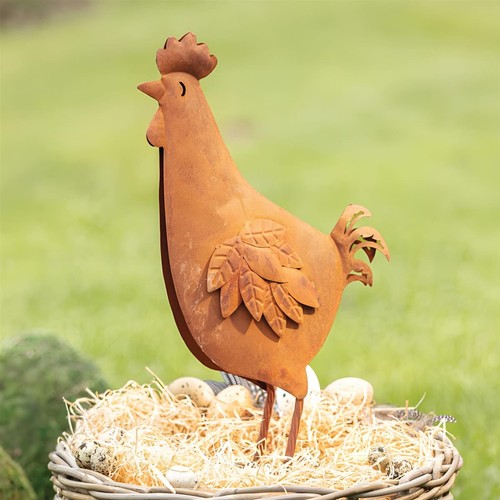 Garten deko figur henne aus - garten,