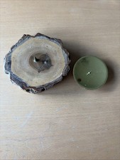 Kerzenständer Baumstamm Und