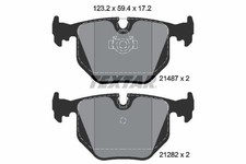 Brake pad set, disc brake
