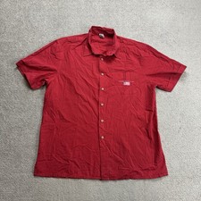 NORTH SAILS Herren Hemd Shirt Gr L Relaxed Segeln Yacht Kurzarm Logo 4701 Rot