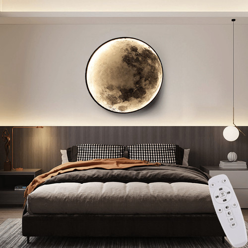Led mond wandleuchte - wandleuchte, mit