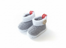 Handgehäkelte Baby Booties