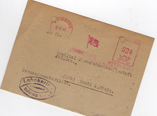 126/155 BRIEF BELEG BROHL AM RHEIN EISENBAHN DUISBURG LEHNKERING 1947 MATERIAL ?