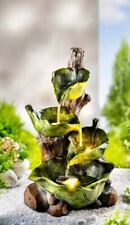 LED Gartenbrunnen Fontana 46 cm hoch Springbrunnen Wasserspiel Brunnen Deko 