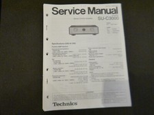 Original Service Manual Schaltplan  Technics SU-C3000