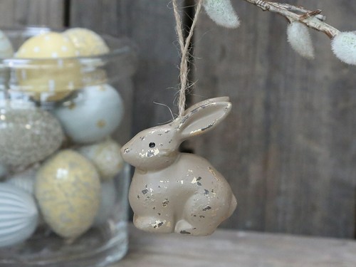 Chic antique hase - hase, osterhase