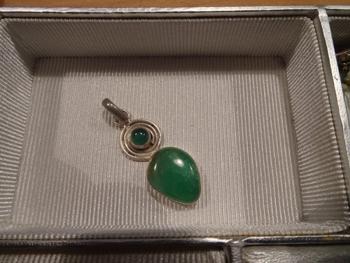 Chrysopras anhänger 925 - chrysopras, anhänger,