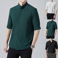 Herren Kurzarmhemd Slim Fit