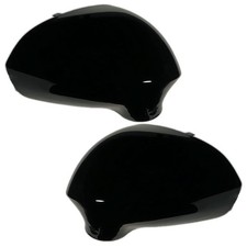 ABS Schwarz-Race Spiegelkappen