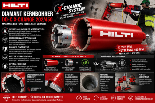 Hilti spx change diamant - hilti, x-change