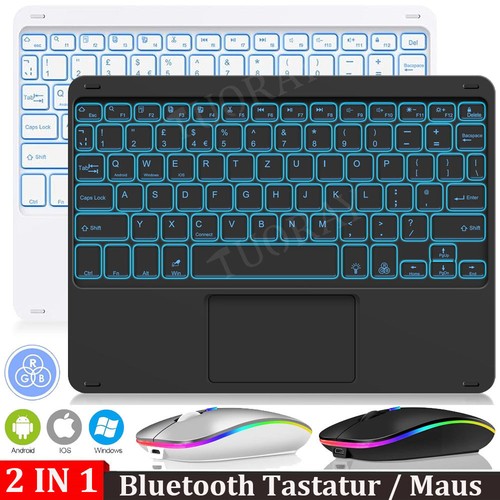 Beleuchtete touchpad qwertz - beleuchtete,