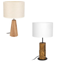 Tischleuchte Holz Eiche oder